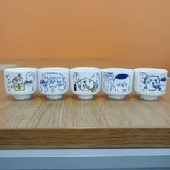 【新品】 ちいかわ　おちょこ　5種セット　ガチャ　カプセルトイ　※ばら売り不可