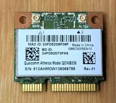 Qualcomm Atheros QCWB335 無線アダプター