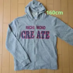 RICHMOND CREATE グレー パーカー 160cm