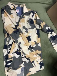 LACOSTE カモフラージュ柄 長袖シャツ M