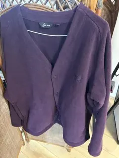 Needles UNIQLO フリースカーディガン パープル Lのサムネイル