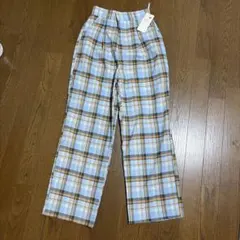 レディースチェックパンツ Sのサムネイル
