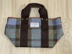 Harris Tweed チェック柄トートバッグ