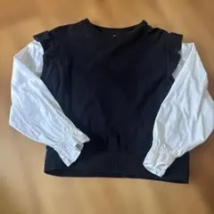 GU フリル長袖カットソー 150