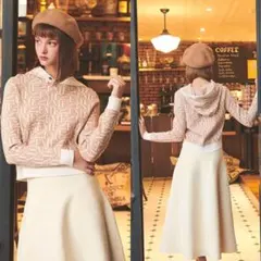 eimy istoier ES spring monogramリバーシブルニット EIMY ISTOIRE エイミーイストワール eimy istoire ES spring monogram