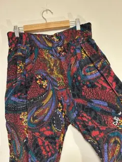 サルエルパンツ　柄パンツ　古着　ヴィンテージ　夏服　サイケデリック　購入後未使用のサムネイル
