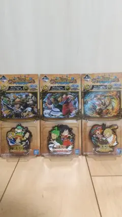 ワンピース 一番くじ トレジャークルーズ　ラバーマスコット ３個セット