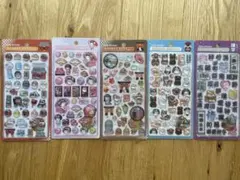 早い者勝ち　正規品 ボンボンドロップシール 和柄 5点セット
