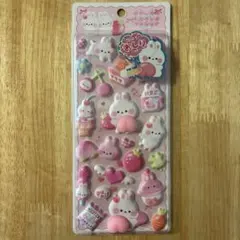 おしりシール　立体シール　ぷにぷにシール　おしり　うさぎ　シール