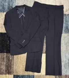 洋服の青山 n-line スーツ上下セット　ネイビーストライプ