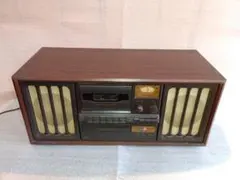 COLUMBIA卓上型ステレオシステムGP-28音聴箱レコードカセットラジオCD