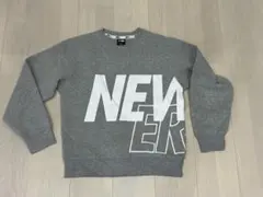 ★美品★NEW ERA ニューエラ クルーネックスウェット グレー 【S】