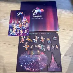 香港ディズニー　20周年記念グッズ　スタンド　ポストカード
