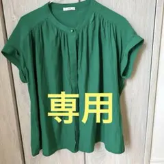 URBAN RESEARCH 緑 ボタン付きシャツのサムネイル