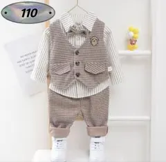 ☆新品☆フォーマル 男の子　セットアップ　入園式　結婚式　スーツ　110cm
