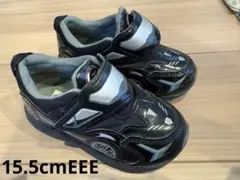 【ムーンスター】CARROT キッズスニーカー ブラック 15.5cmEEE