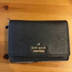 kate spade ブラック 二つ折り キーケース