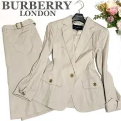꧁色違い販売中 ꧂ バーバリー スーツ セットアップ スカート ベルト付き