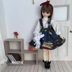 【本日限定割引】リカちゃん服★4点セット★ガーリーカジュアル★No316
