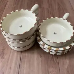 スープカップ＆ソーサー 5客セット
