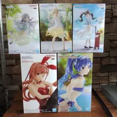 アイドルマスターフィギュア 有栖川夏葉 幽谷霧子 西城樹里 如月千早 箱崎星梨花