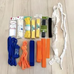 手芸用 レースリボン カバンテープ カラーひも 等