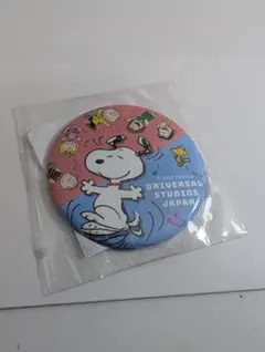 スヌーピー 缶バッジ ユニバーサルスタジオジャパン
