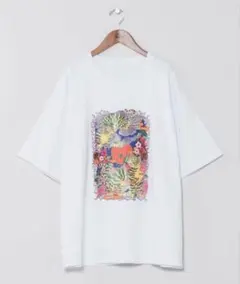倭物やカヤ×中村杏子 Tシャツ ユニセックス 発泡プリント ラメプリント