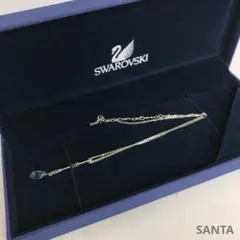 SWAROVSKI スワロフスキー ネックレス ティアドロップ 雫 ブルーのサムネイル