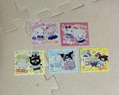 サンリオ　スクールコレクション　ノベルティ シール　プレミアムマスコット