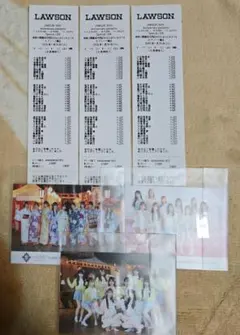 LAWSON 50周年 イコノイジョイ イコラブ レシート 集合生写真