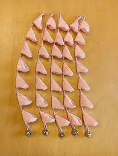 ちりめん細工 房さがり　 鈴付き 5本セット　かんざし本体はつきません