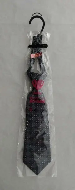 ネクタイ　子供用　チェック　ドット　ダイヤ　黒　グレー　白　水色　青　約29cm