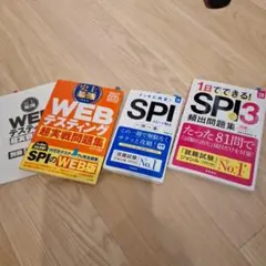 SPI参考書/問題集セット　WEBテスティング 超実戦問題集 SPI3
