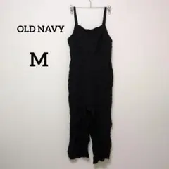 OLD NAVY 【M】ブラック オールインワン サロペット シンプル 黒