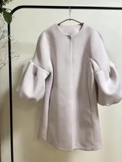 n*♡様 CELFORD セルフォード　バルーンスリーブコクーンコート ピンクのサムネイル