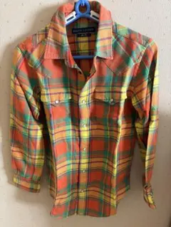 ラルフローレン マドラスチェック ネルシャツ