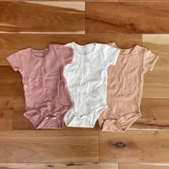 西松屋 半袖ロンパース 80cm 3枚まとめ売りのサムネイル