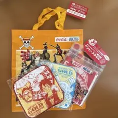 ワンピース コカ・コーラ トートバッグ タオルセット