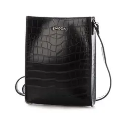 【 EMODA 】ブラック クロコダイルショルダーバッグのサムネイル