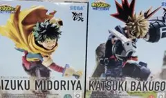 僕のヒーローアカデミア XrossLink フィギュア　緑谷出久 爆豪勝己