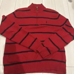 Polo by Ralph Lauren 赤 ボーダー　セーター M