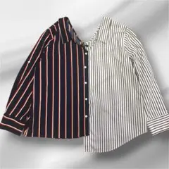 ☆SHEIN ストライプ 長袖シャツ2L〜3L