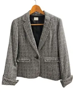 ELLE テーラードジャケット ブラック・ホワイト