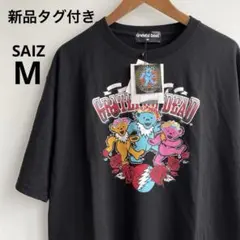 Grateful Dead ダンシングベア Tシャツ ブラック M バラのサムネイル