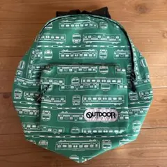 OUTDOOR 電車柄リュック グリーンのサムネイル