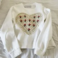 gigina購入　MICHAELA BURGER ホワイトトレーナー