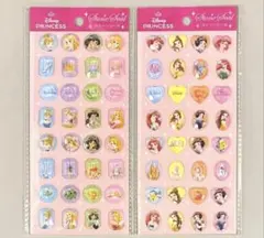 新品★ ディズニープリンセス ステッカー 2シートセット
