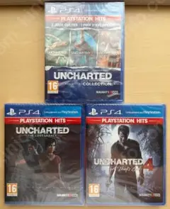 アンチャーテッド 3本セット【新品未開封・PS4欧州版】 - メルカリ