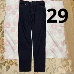 GU スリムストレッチジーンズ　29 メンズデニム　ネイビー　標準丈